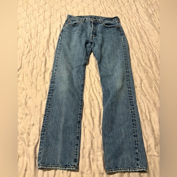 Levi's 501s Men's Blue Jeans size 31W 32L - Picture 1 of 8